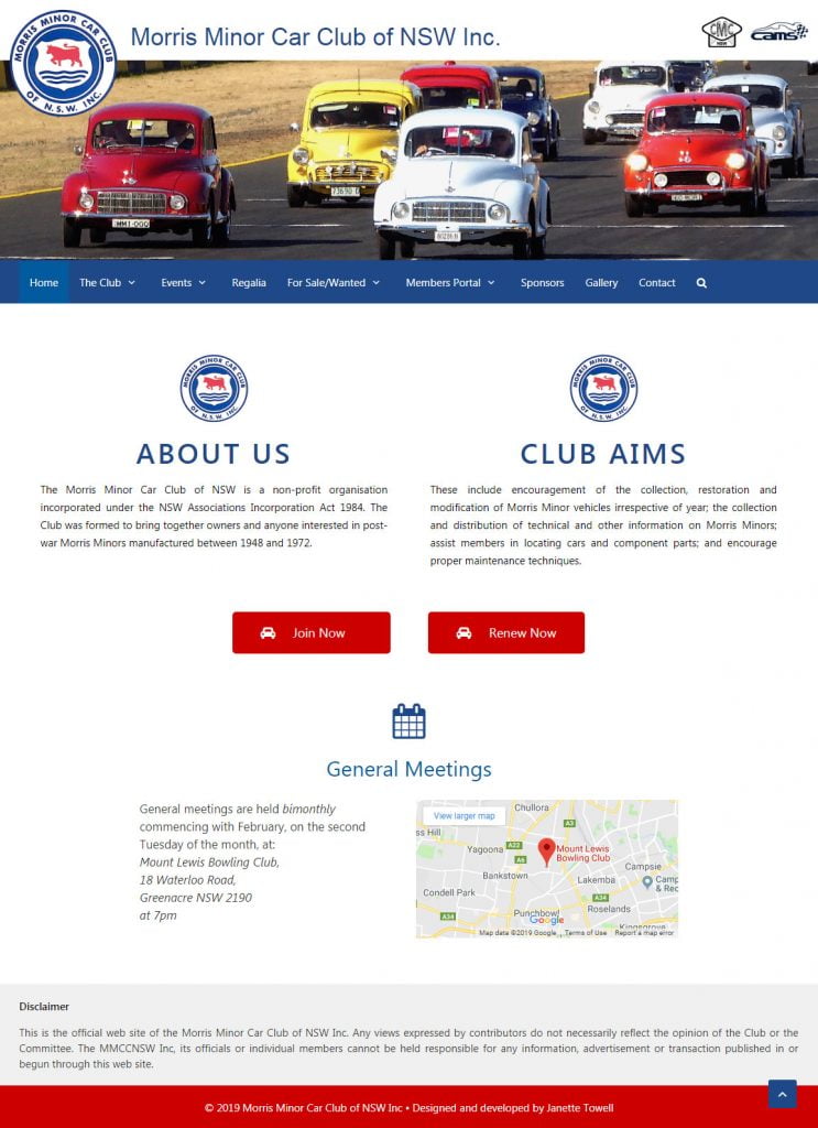 Morris Minor Car Club of NSW